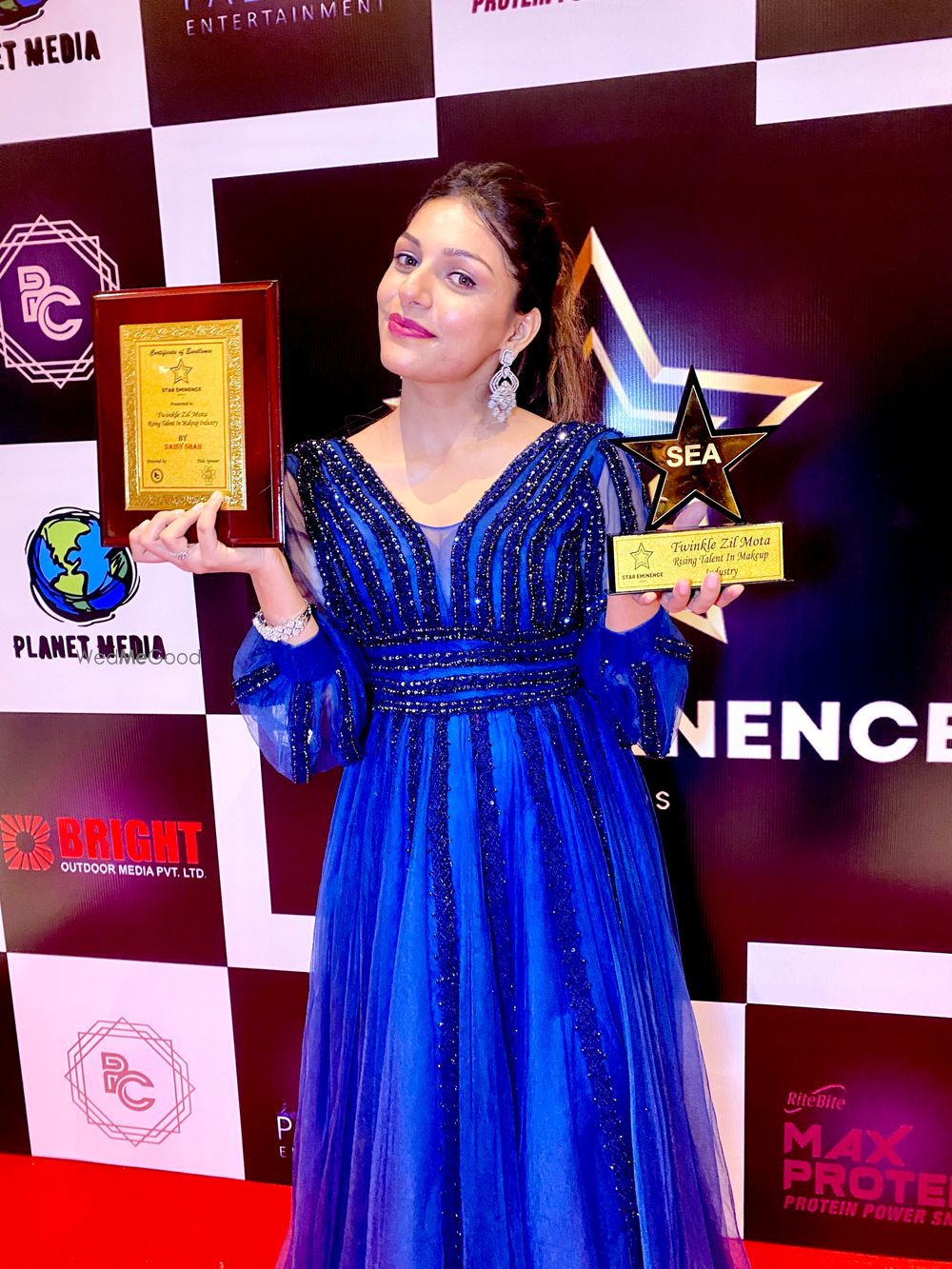 Photo From Awarded as "Rising Talent in Makeup Industry" - By Twinkle Mota Makeup Artist