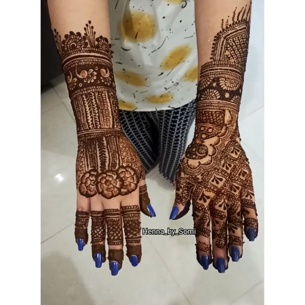 Photo From latest marriage album - By Henna by Somi