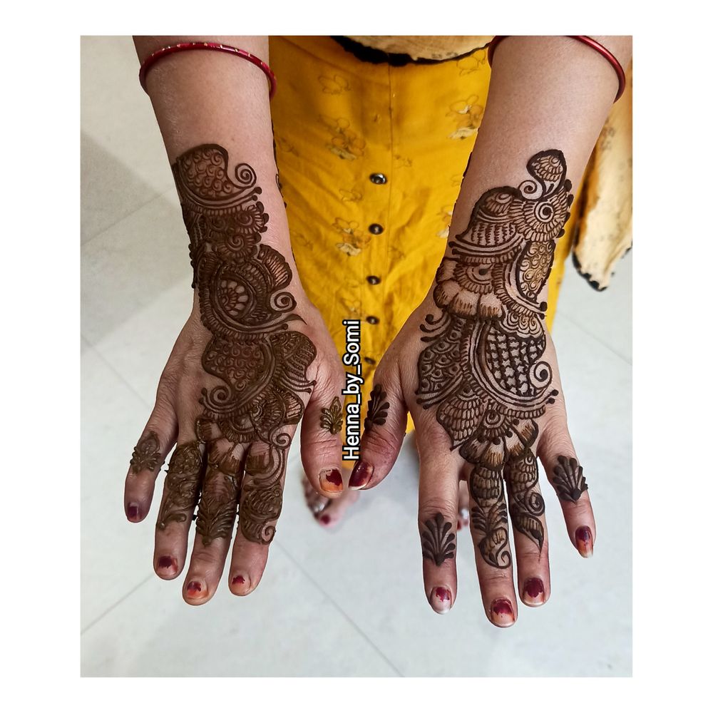 Photo From latest marriage album - By Henna by Somi
