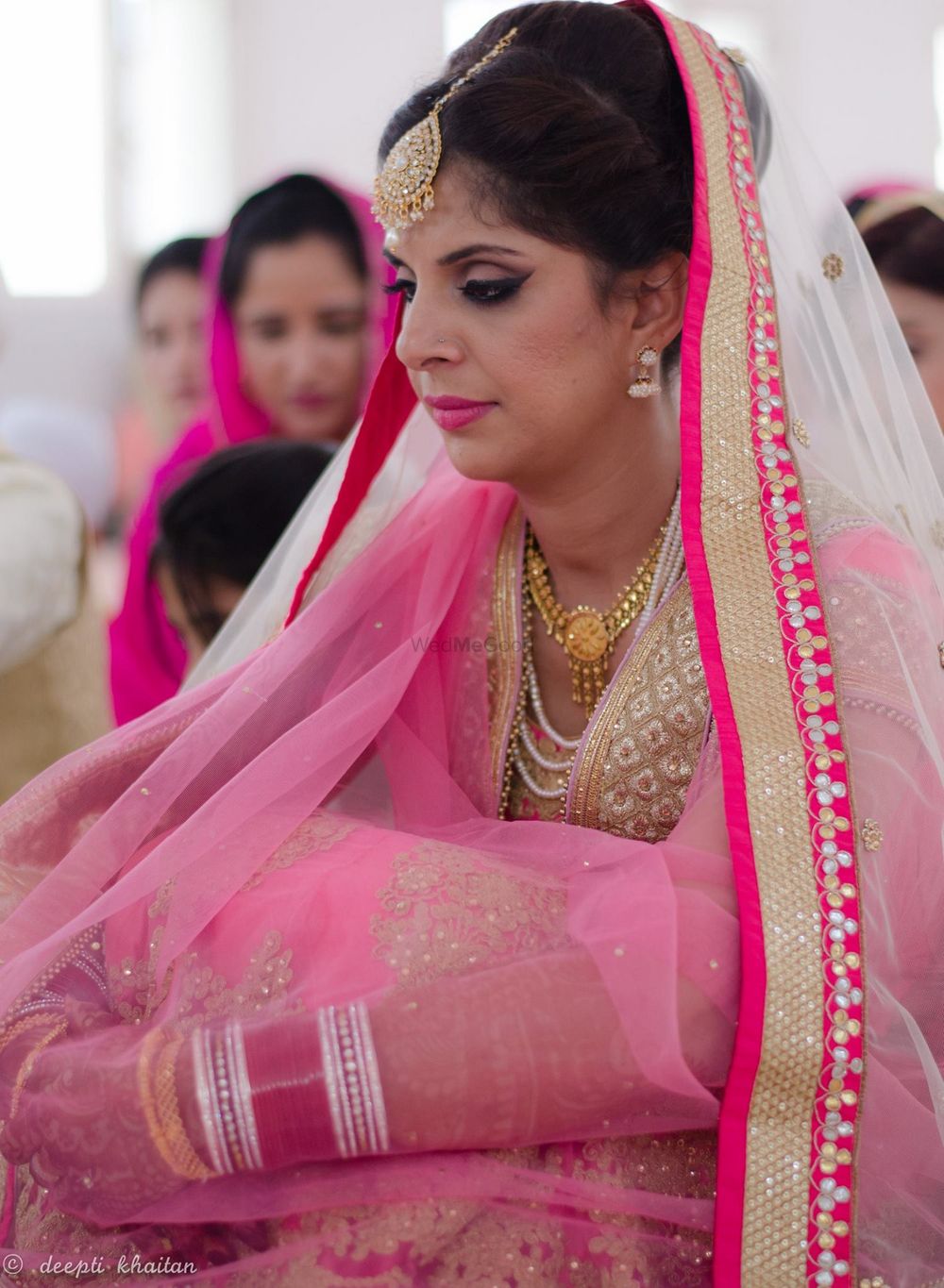 Photo From Jess Gurudwara Day wedding - By Deepti Khaitan Makeup