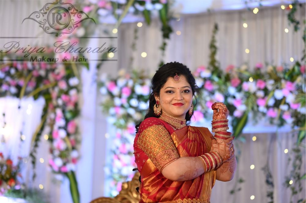 Photo From Shruthi weds Bharath  - By Priya Chandra Makeovers