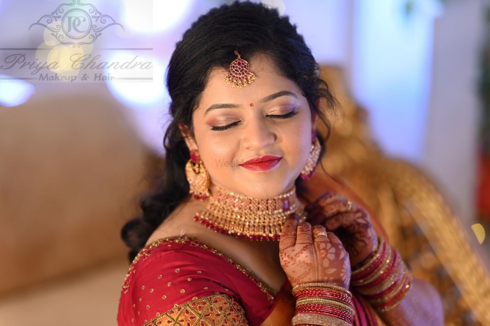 Photo From Shruthi weds Bharath  - By Priya Chandra Makeovers