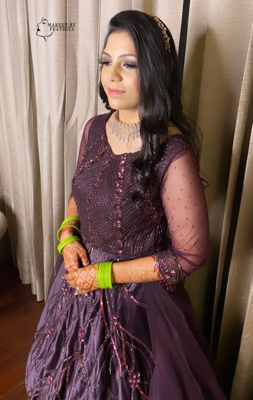 Photo From Keshvi Cocktail Look  - By Makeup By Pratigya