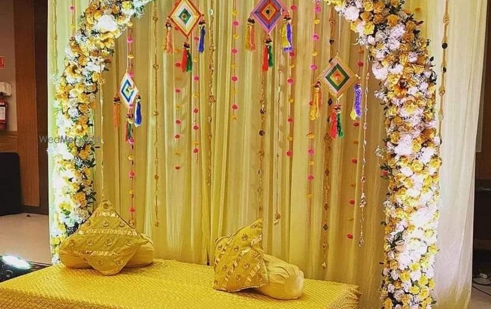 Photo From Haldi and Mahendi - By Khalsa Flowers & Decorators