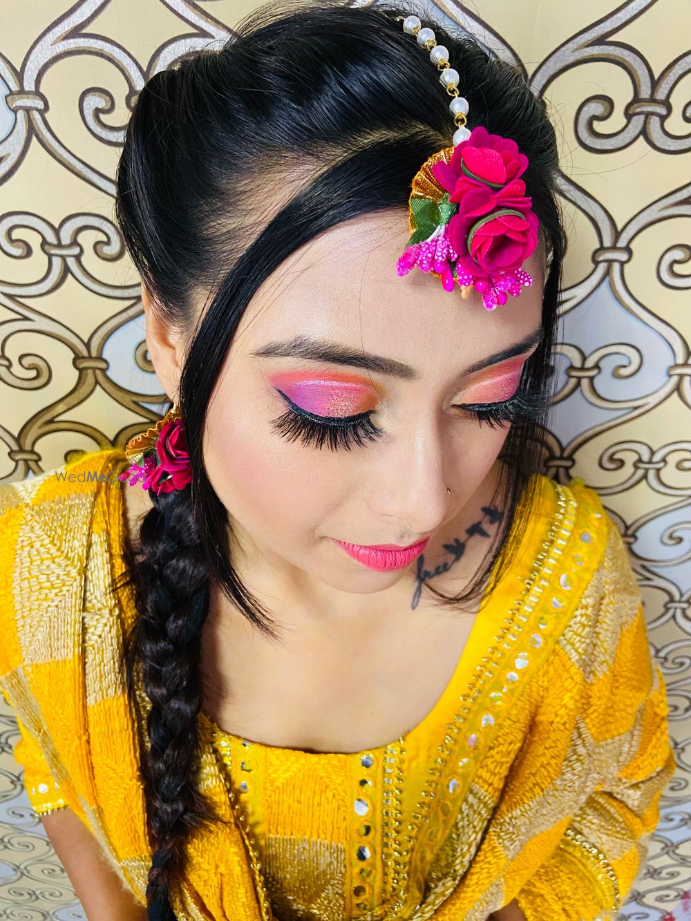 Photo From haldi look - By Makeovers by Neha Sindhwal