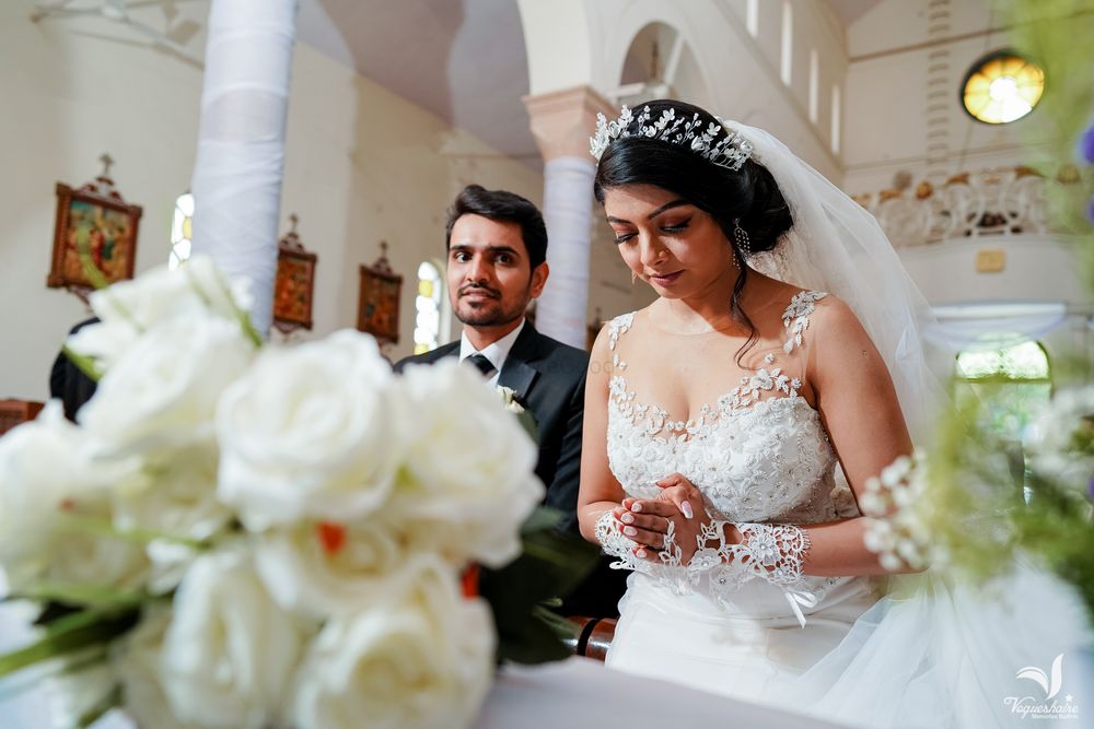 Photo From Raunaq and Priscilla, a beautiful Hindu- Catholic wedding( Delhi) - By Vogueshaire