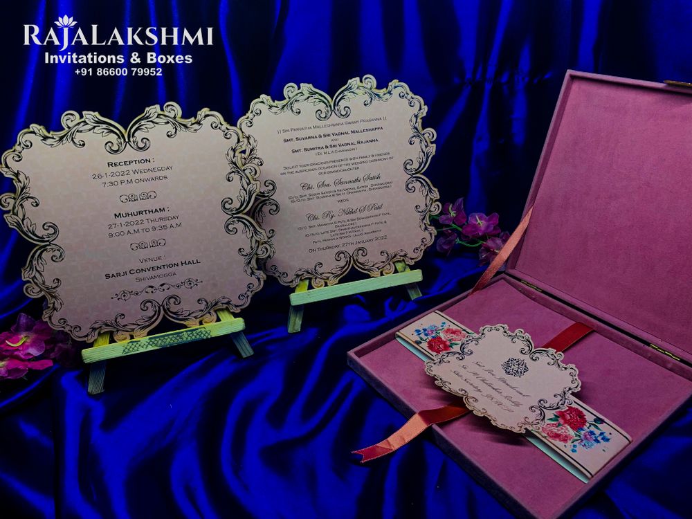 Photo From VIP box invites - By Sri Raja Lakshmi Wedding Cards