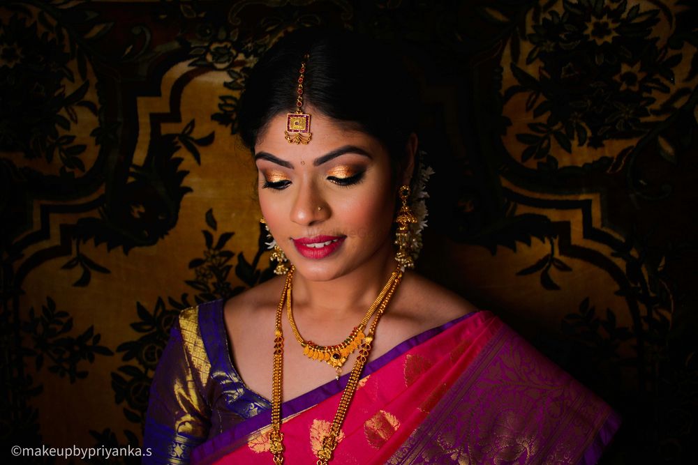 Photo From South Indian Bridal Makeup - By Makeup by Priyanka