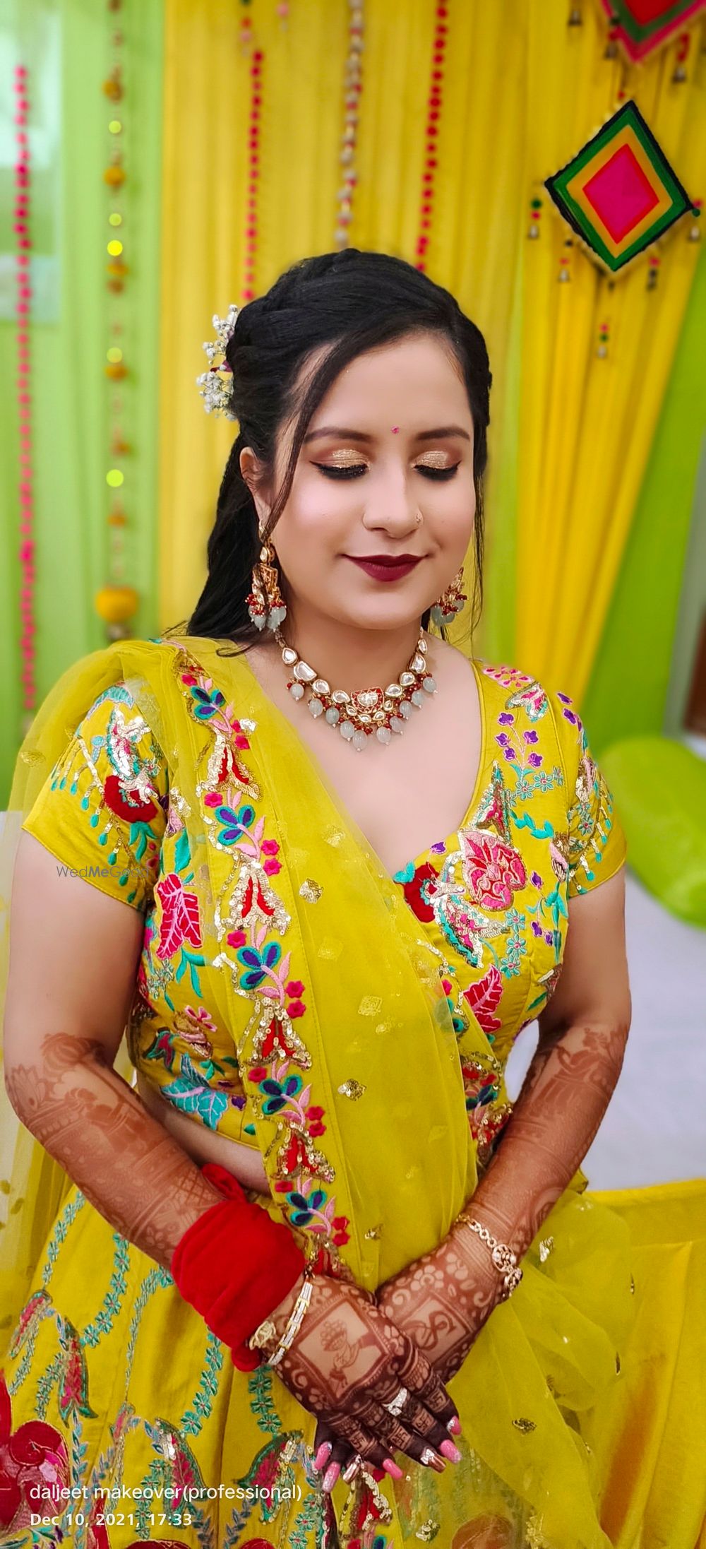 Photo From haldi makeup look - By Daljeet Makeover