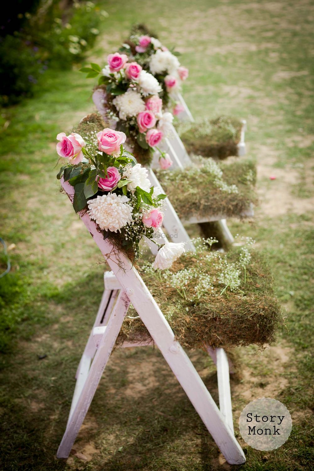 Photo of Chair decor ideas with floral arrangement
