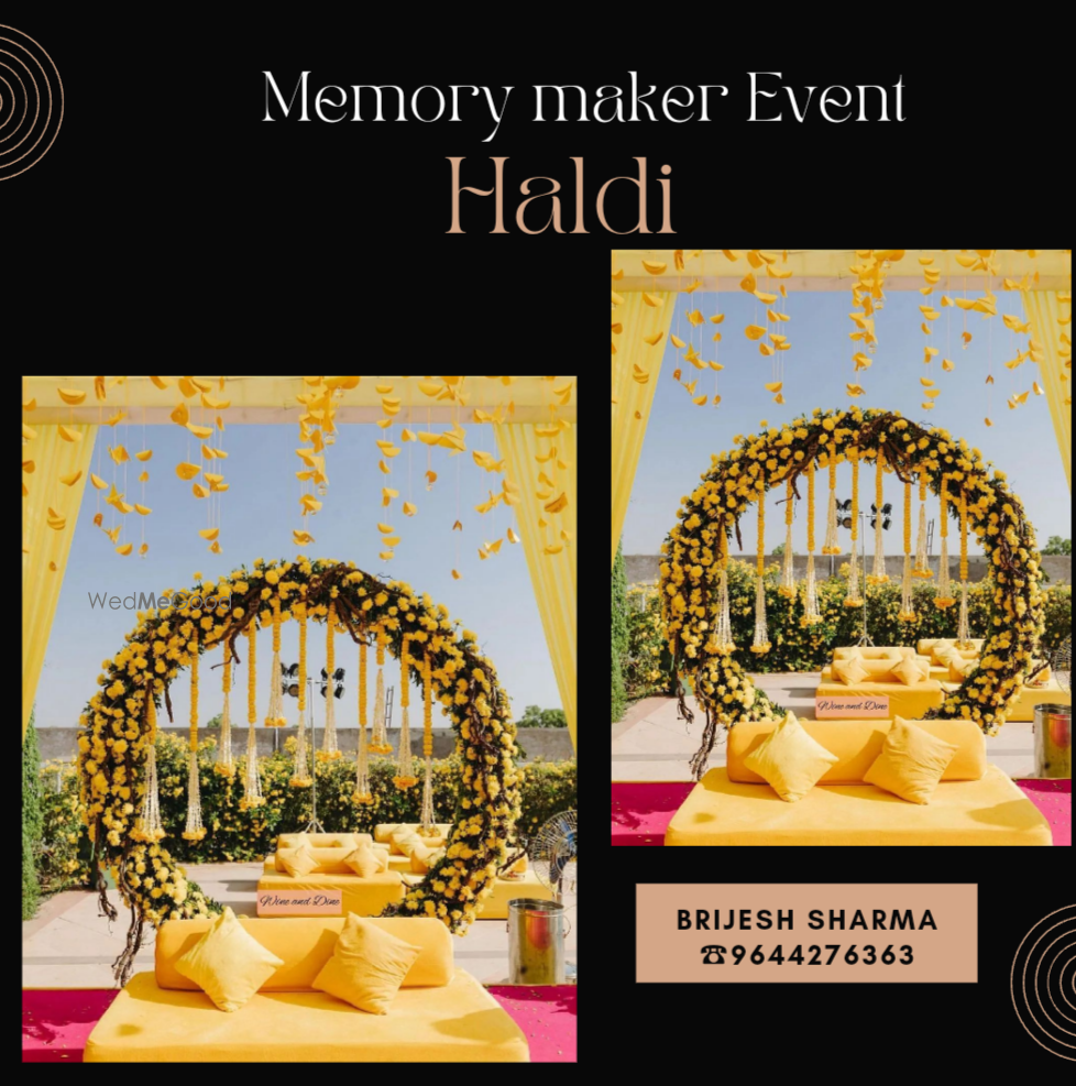 Photo From wedding haldi Ceremony - By Memory Maker Event