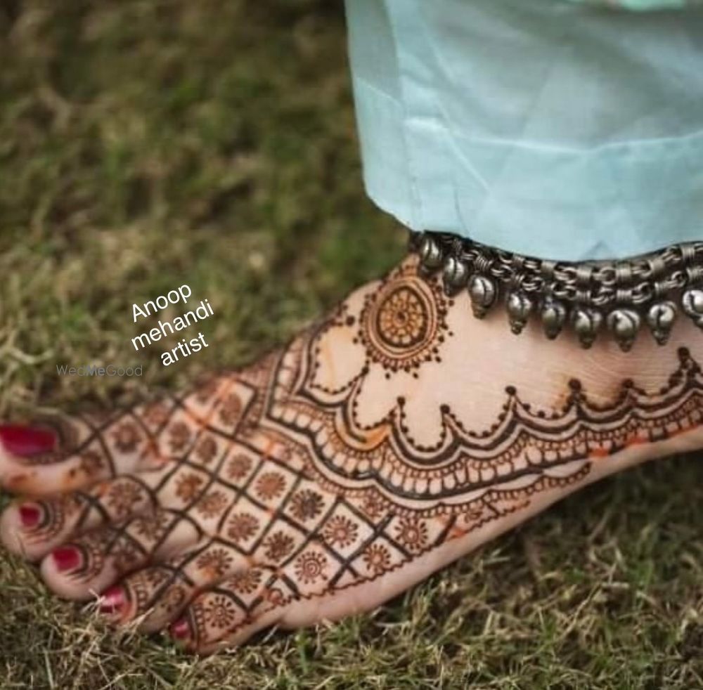 Photo From Leg Mehndi Designs - By Anoop Mehandi Artist