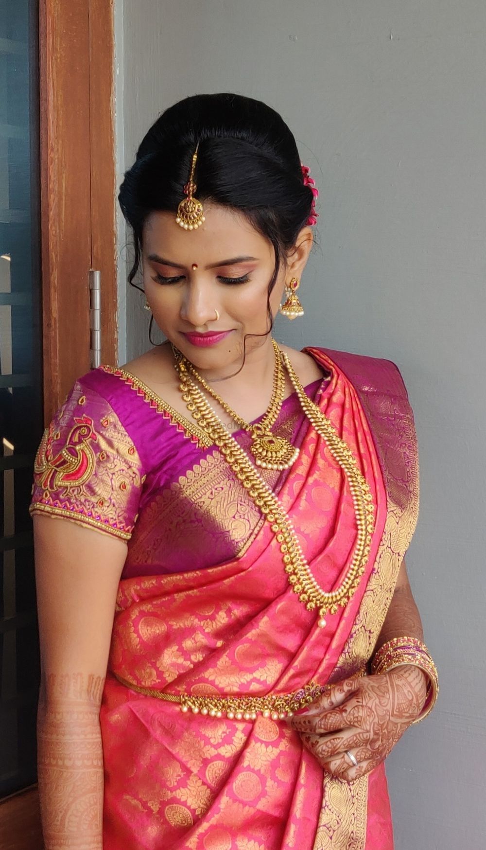 Photo From bindu's wedding - By Makeovers by Ranjana Venkatesh