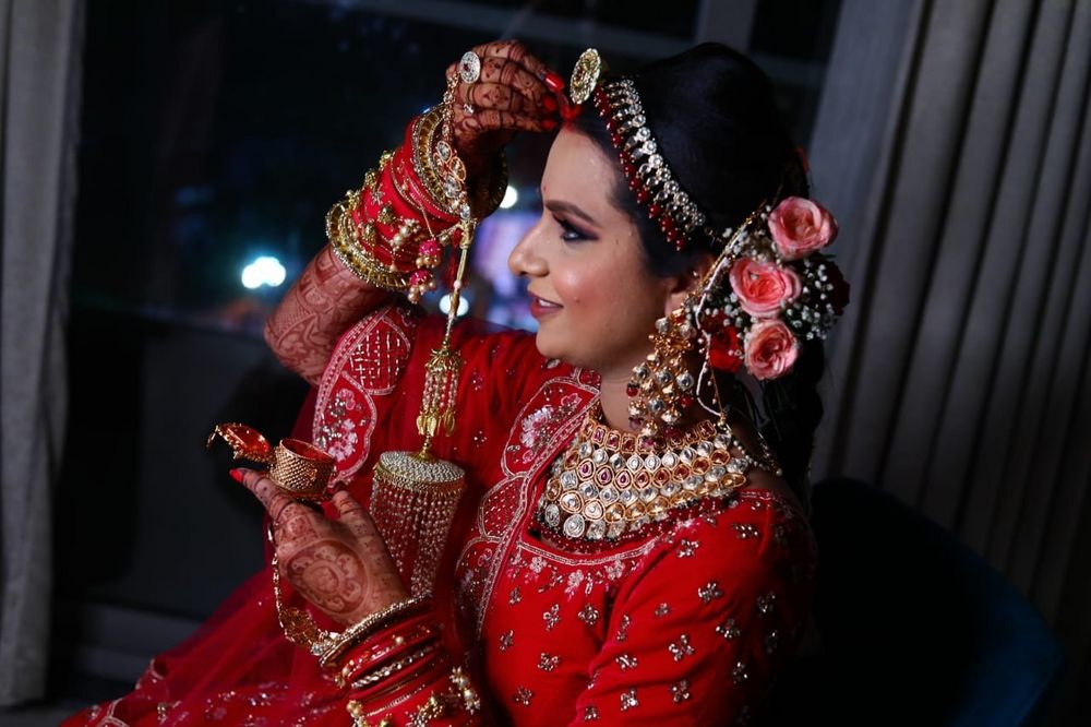 Photo From Rajshree weds puneet - By Astha Makeup Brides