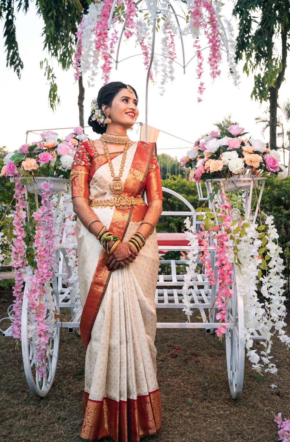 Photo From pooja's wedding - By Makeovers by Ranjana Venkatesh