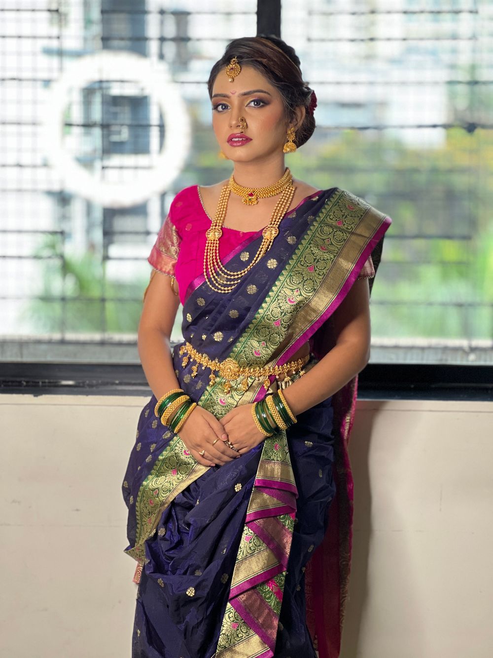 Photo From Maharashtrian Look - By Makeover By Farrha