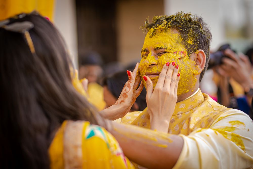 Photo From Saloni and Chirag (Haldi) - By Akhil Bagga Photography