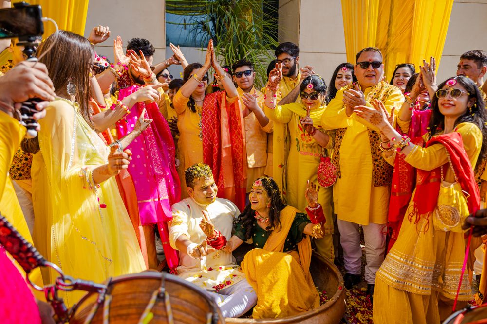 Photo From Saloni and Chirag (Haldi) - By Akhil Bagga Photography