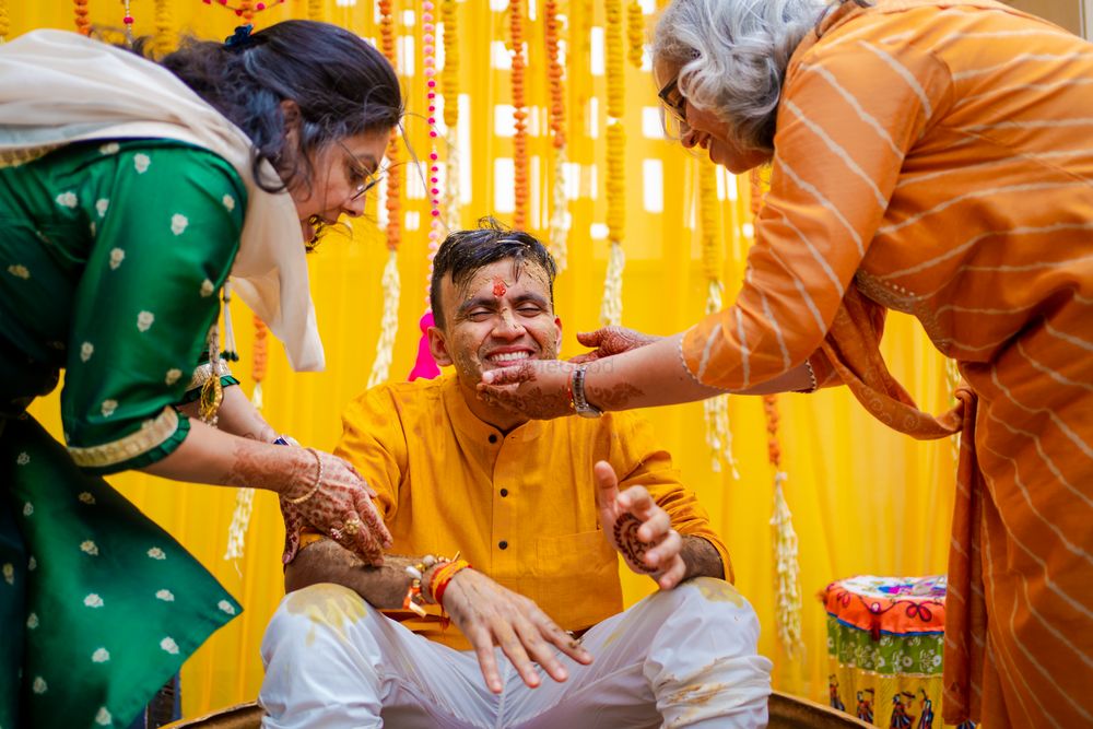 Photo From Rishika and Mayank (Haldi) - By Akhil Bagga Photography