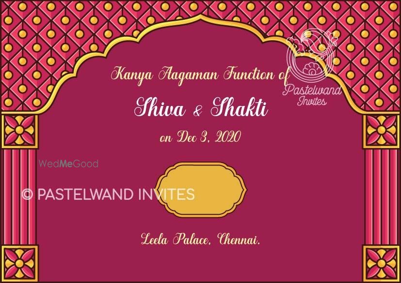 Photo From Cheery Couple Kanyaagaman Invite - By Pastelwand Invites