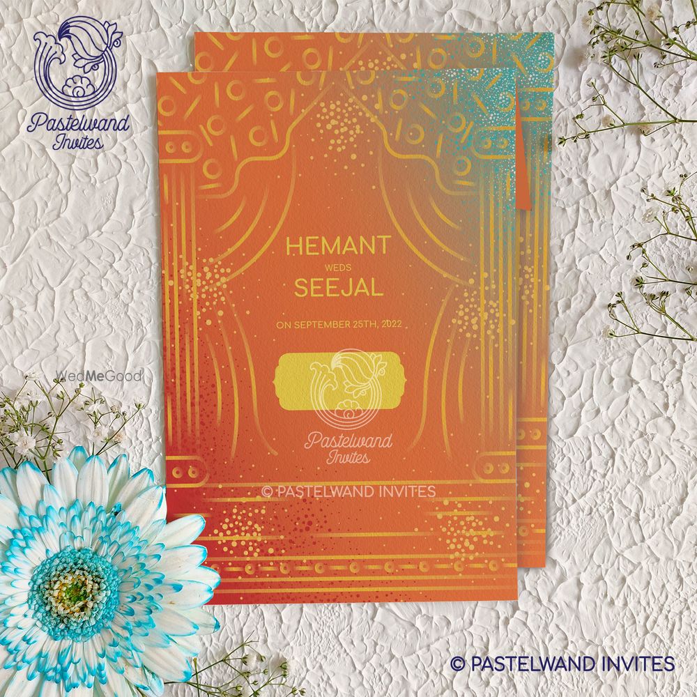 Photo From Classy Art Deco Haldi Invite - By Pastelwand Invites