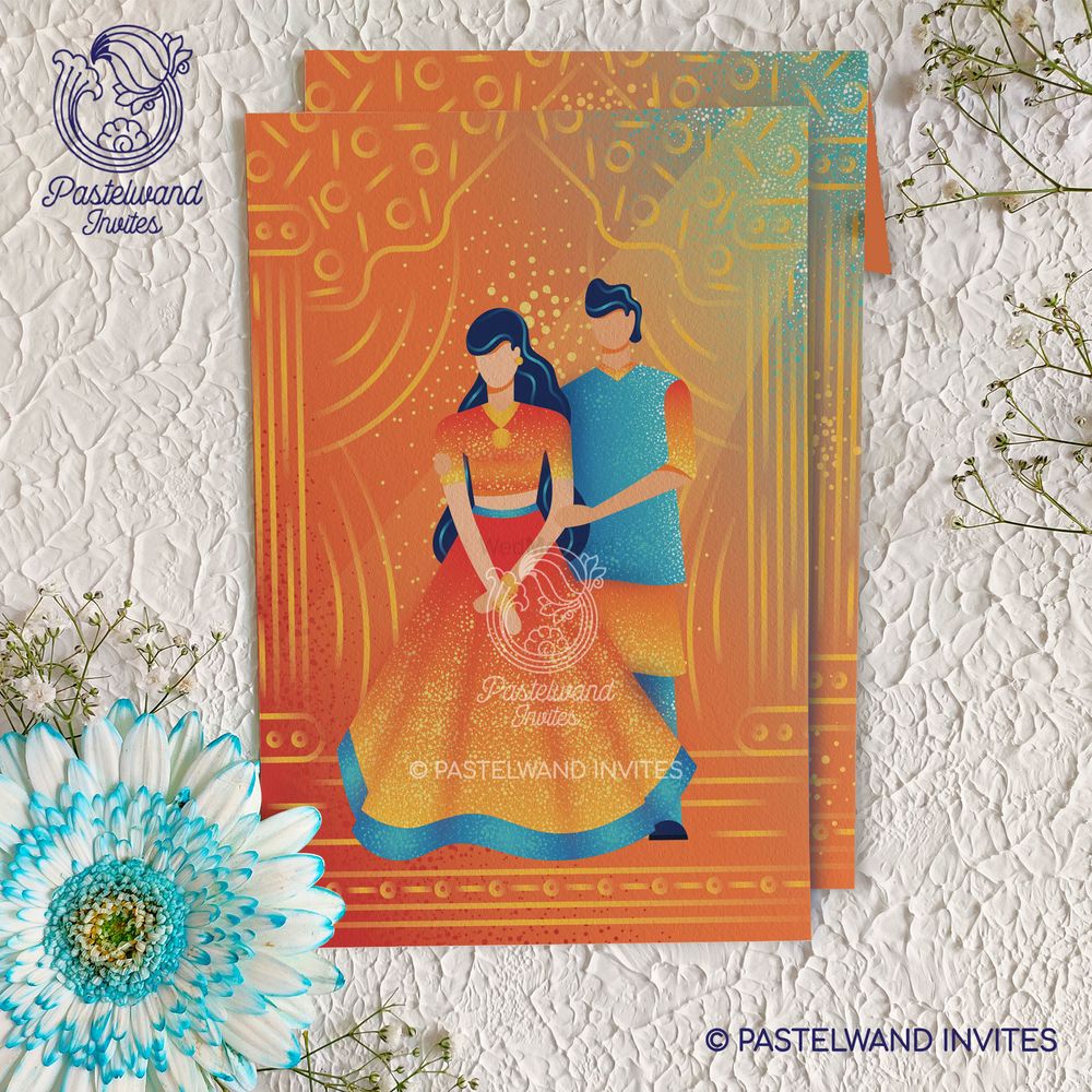 Photo From Classy Art Deco Haldi Invite - By Pastelwand Invites