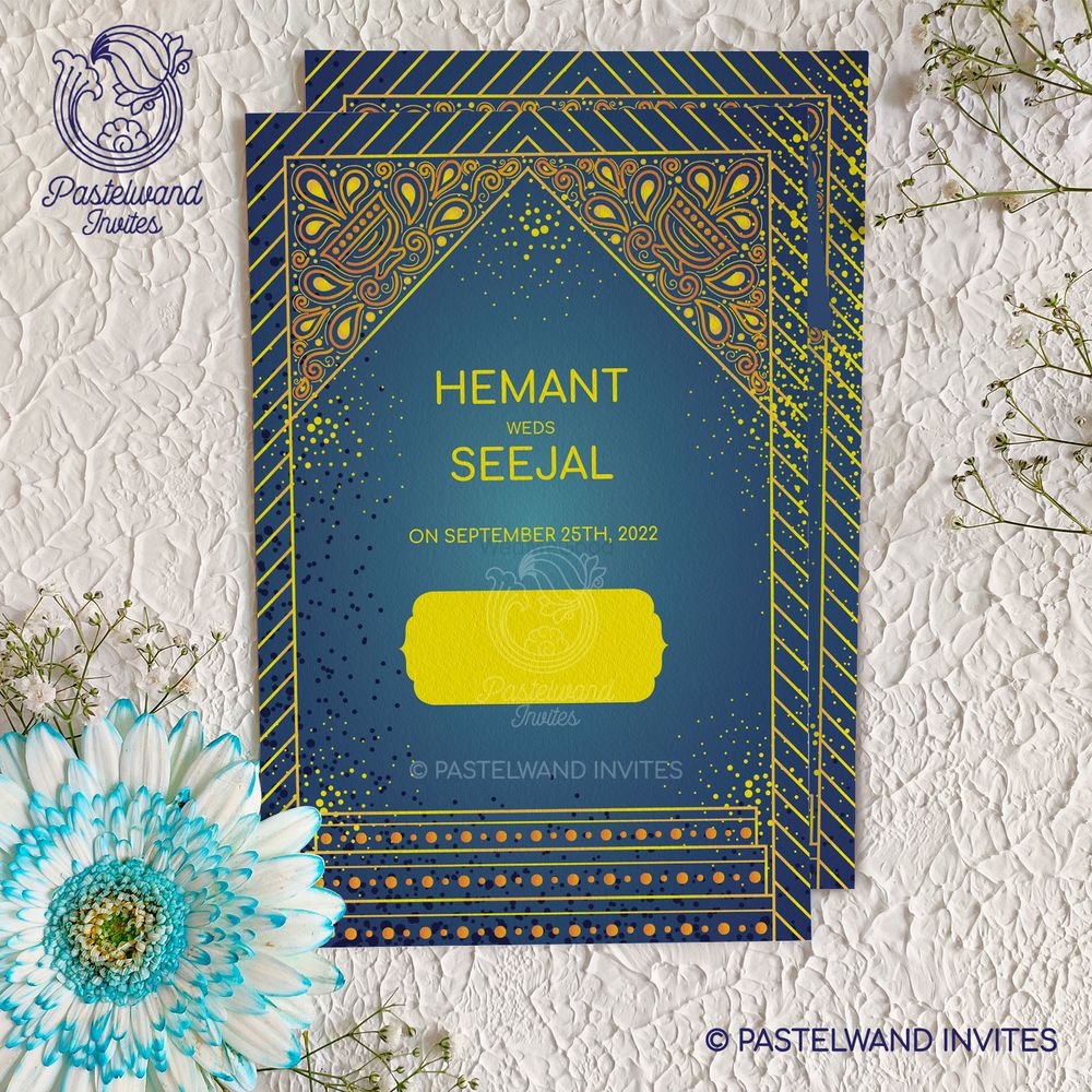 Photo From Classy Art Deco Haldi Invite - By Pastelwand Invites