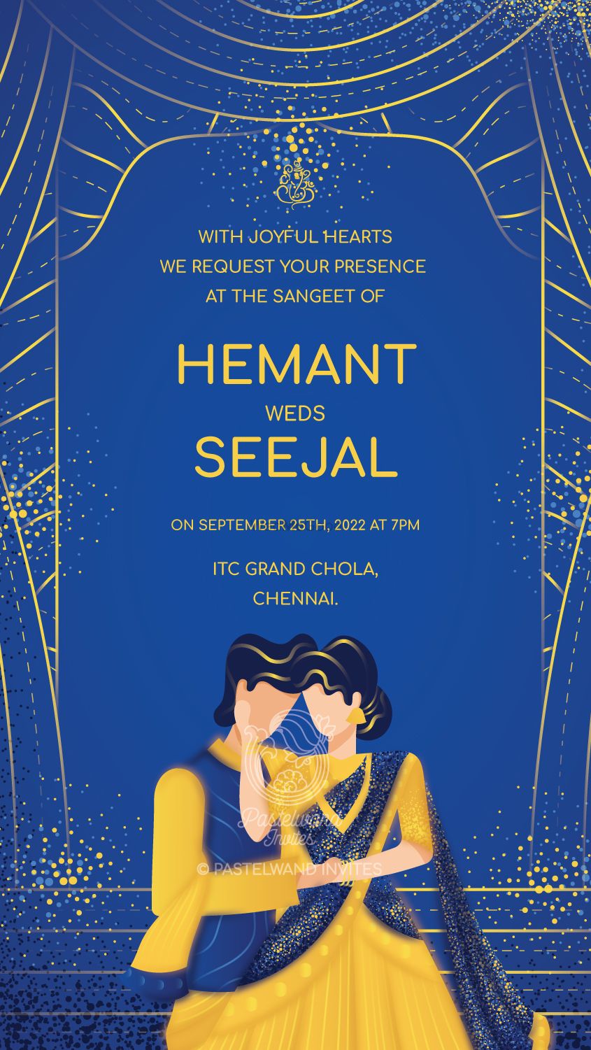 Photo From Classy Art Deco Sangeet Invite - By Pastelwand Invites