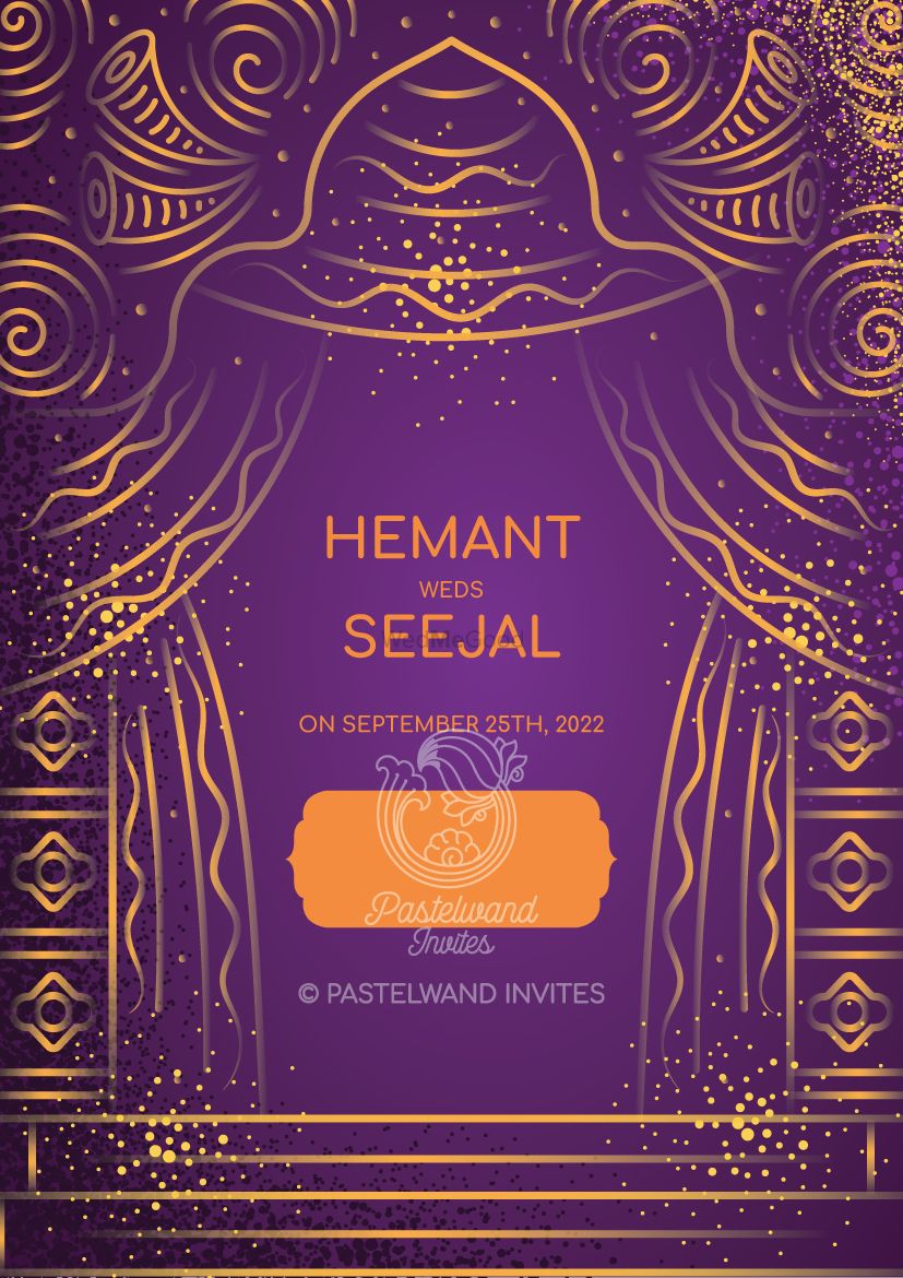 Photo From Classy Art Deco Sangeet Invite - By Pastelwand Invites