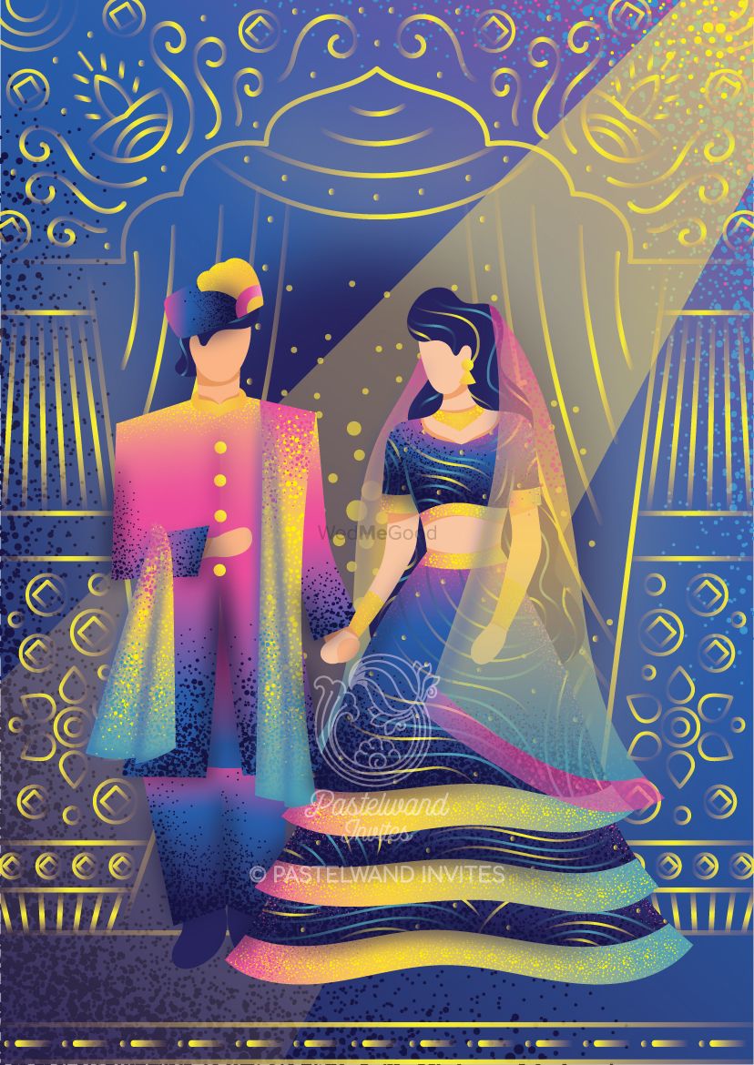 Photo From Classy Art Deco Wedding Invite - By Pastelwand Invites