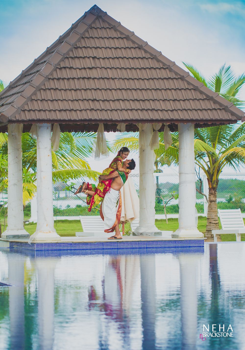 Photo of South Indian couple groom picking bride