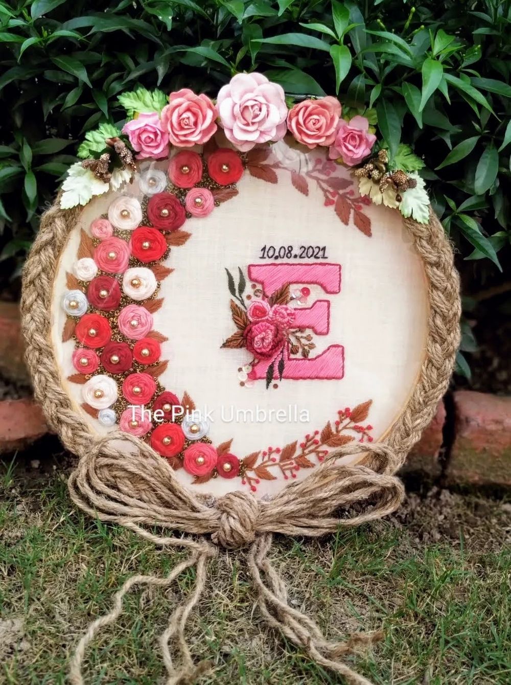 Photo From Wedding Embroidery Hoops - By The Pink Umbrella 