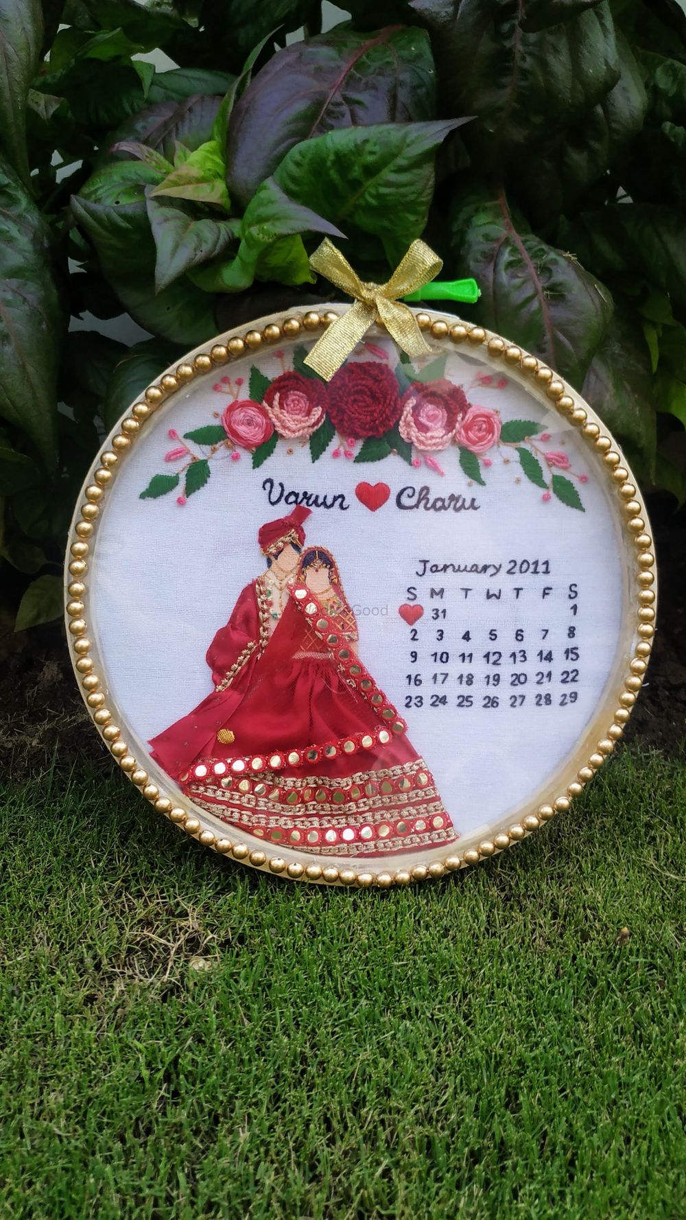 Photo From Wedding Embroidery Hoops - By The Pink Umbrella 