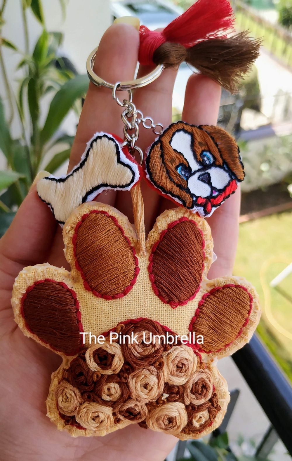 Photo From Embroidered Keyrings - By The Pink Umbrella 