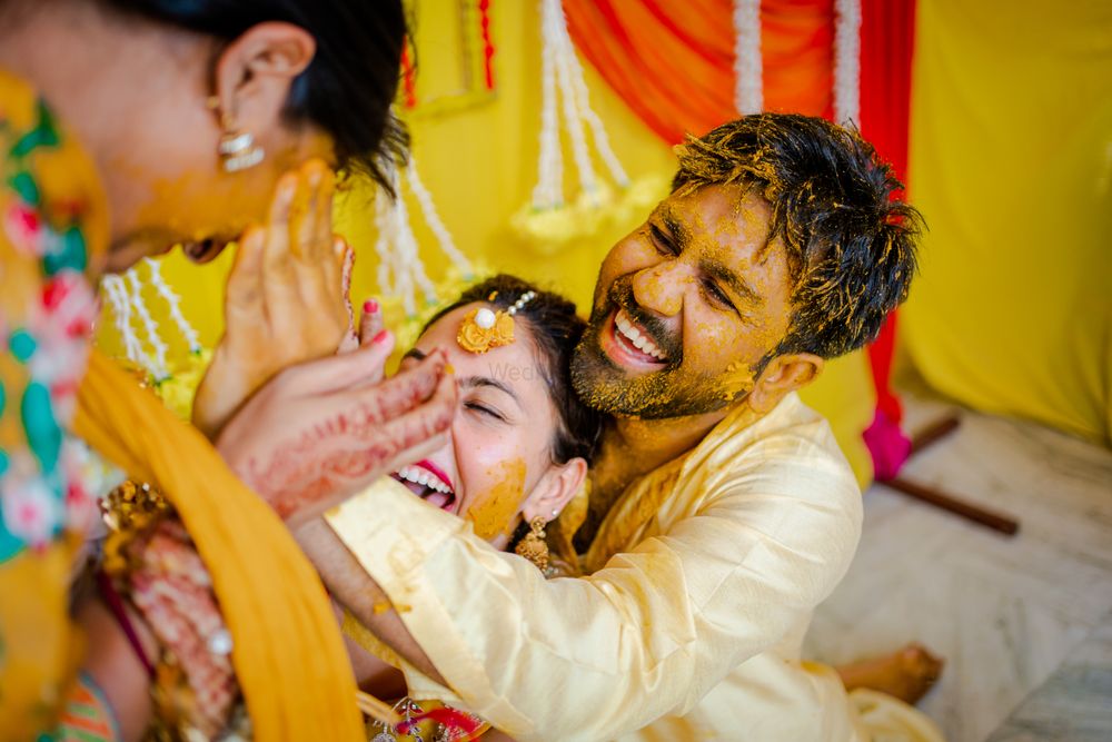 Photo From Anjali and Anam (Haldi) - By Akhil Bagga Photography