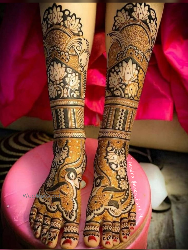 Photo From Leg Design - By Jitendra Mehandi Artist