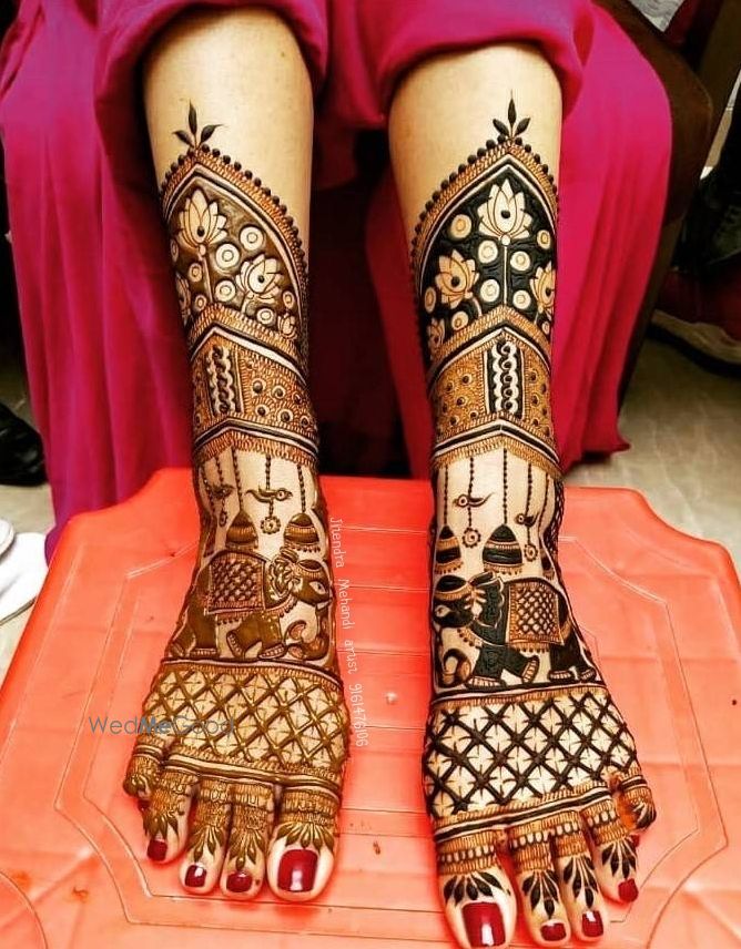 Photo From Leg Design - By Jitendra Mehandi Artist