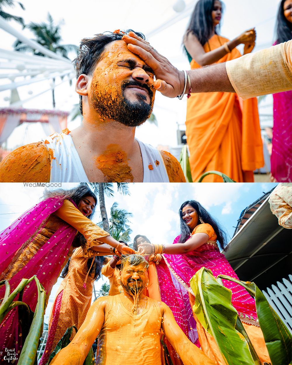 Photo From Ashish Priyamvada’s Haldi at Razzberry Rhinoceros, Juhu - By Band Baaja Capture