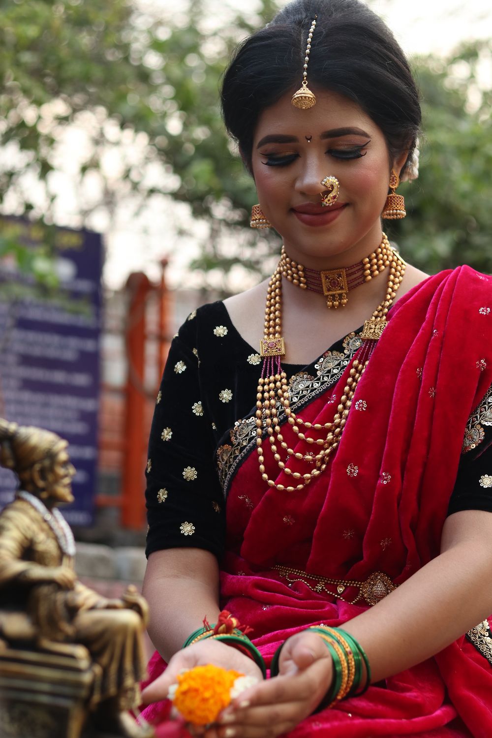 Photo From Maharashtrian Bride look - By Nail Meraki - Nail Art & Makeup Studio