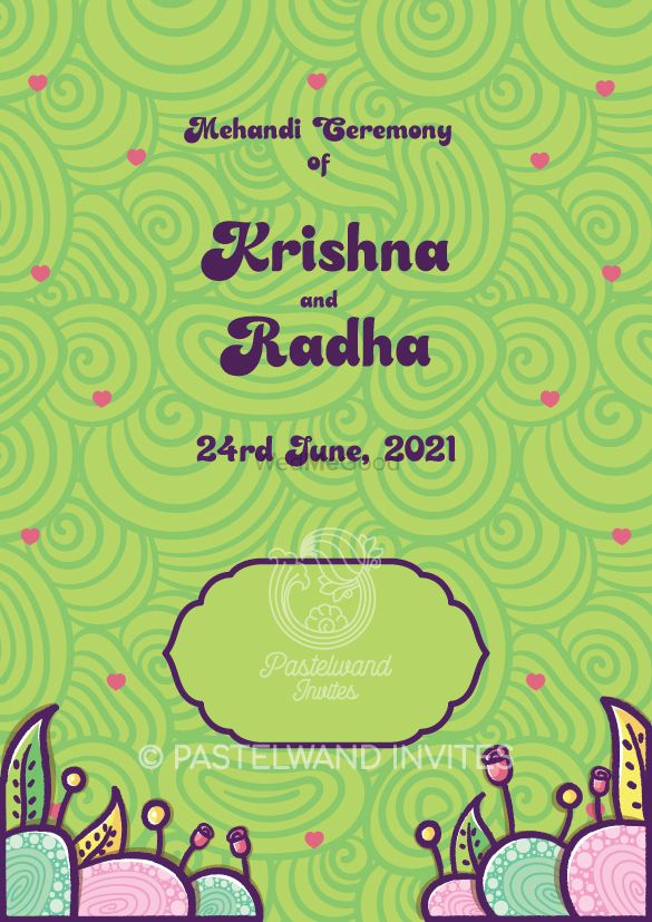 Photo From Tutti Frutti Mehendi Invite - By Pastelwand Invites