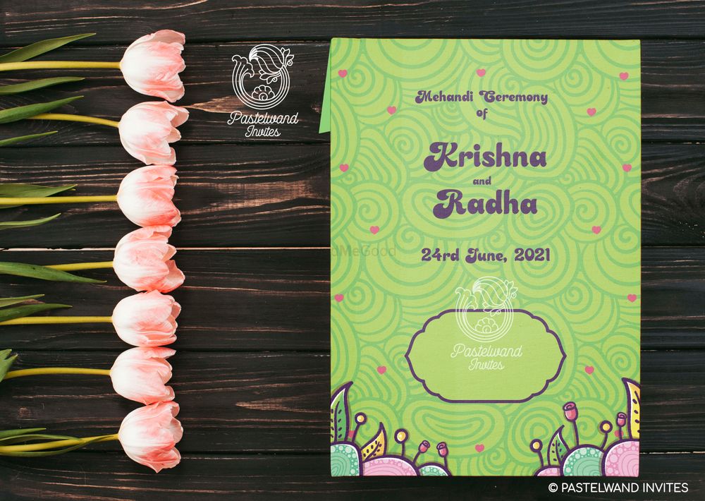 Photo From Tutti Frutti Mehendi Invite - By Pastelwand Invites