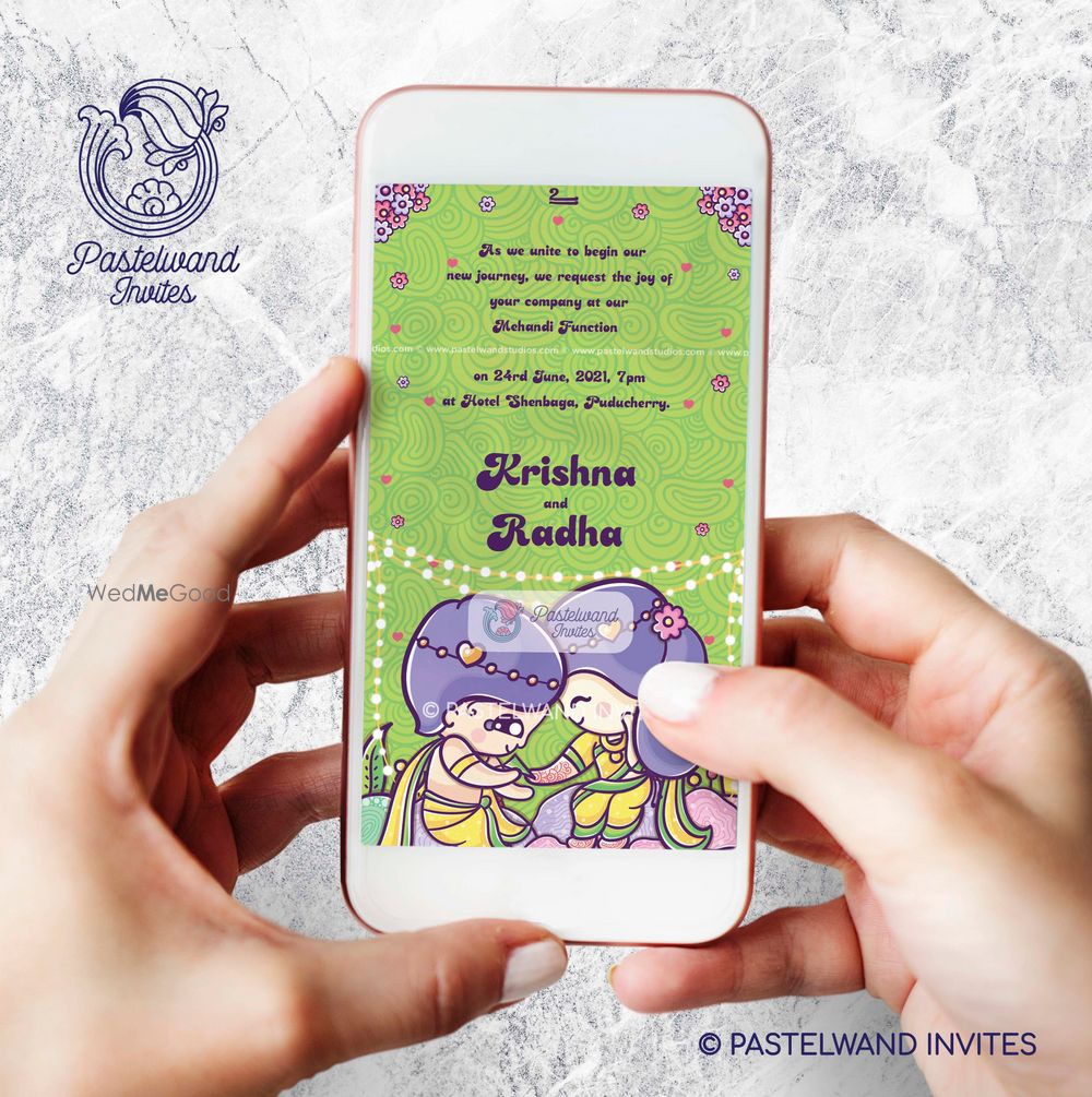 Photo From Tutti Frutti Mehendi Invite - By Pastelwand Invites