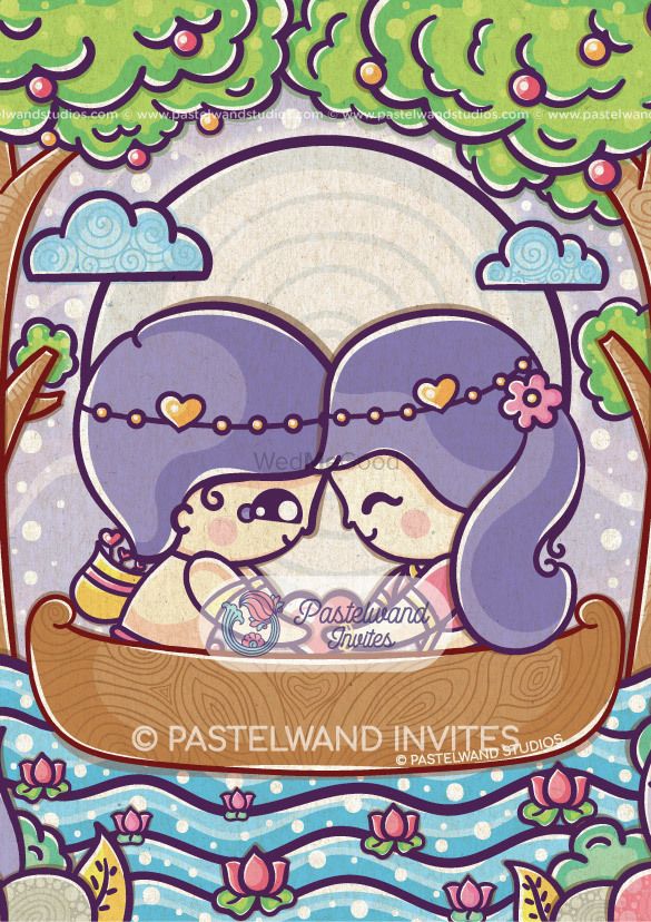 Photo From Tutti Frutti Wedding Invite - By Pastelwand Invites