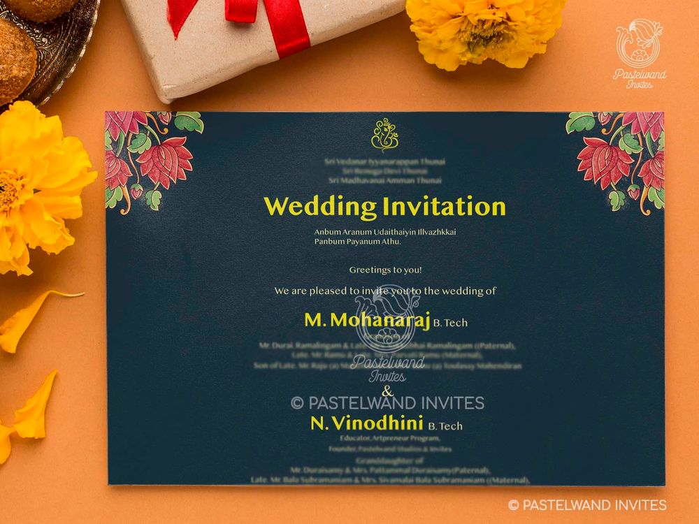 Photo From The Madurai Wedding - Chitrasutra Style Wedding Invitation - By Pastelwand Invites