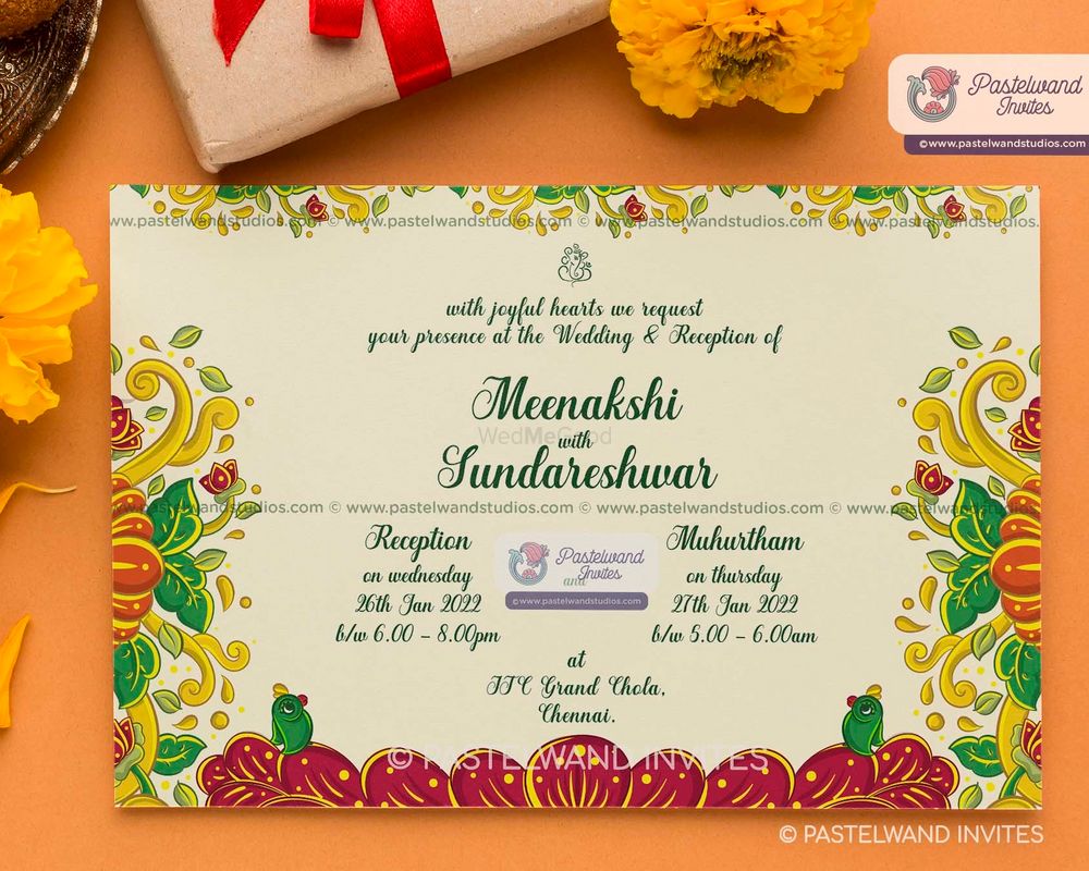 Photo From The Madurai Wedding - Quirky Style Wedding Invitation - By Pastelwand Invites