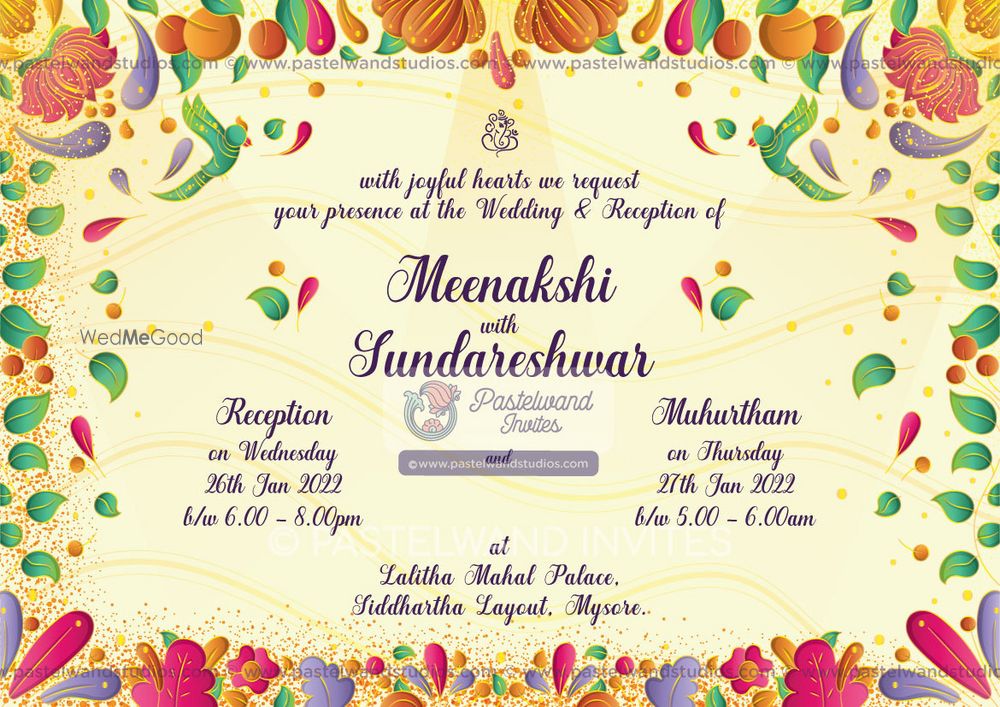 Photo From The Madurai Wedding - Art Deco Style Wedding Invitation - By Pastelwand Invites