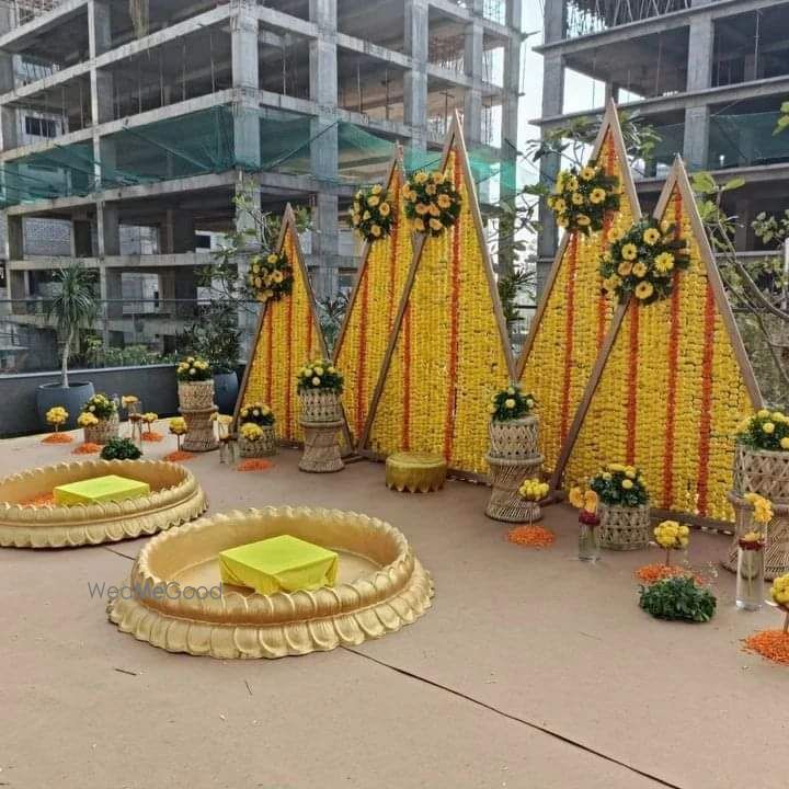 Photo From haldi/Mehdi decor - By Anstar Events