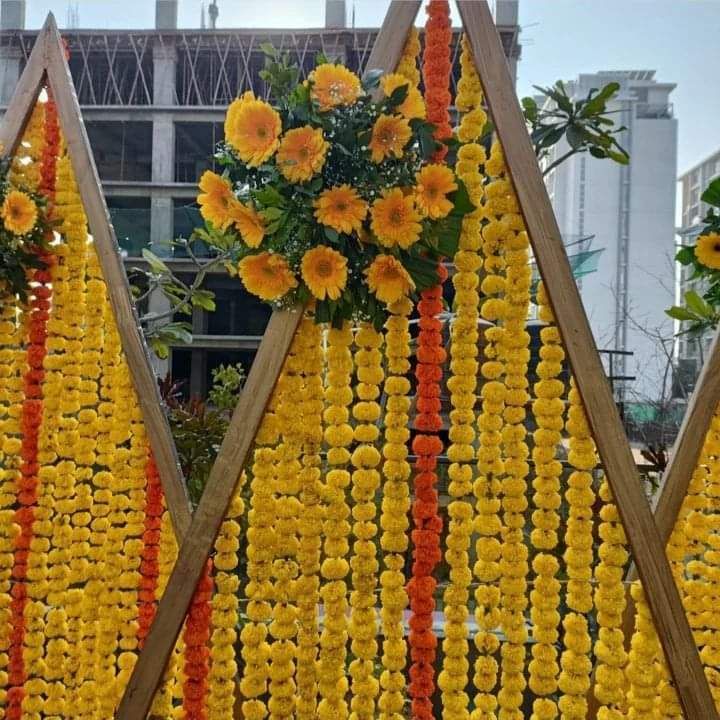 Photo From haldi/Mehdi decor - By Anstar Events