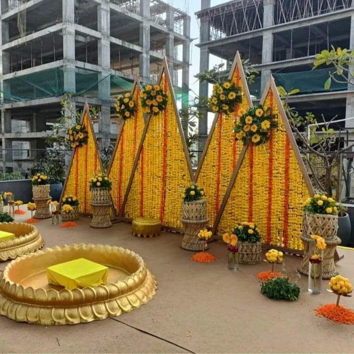 Photo From haldi/Mehdi decor - By Anstar Events