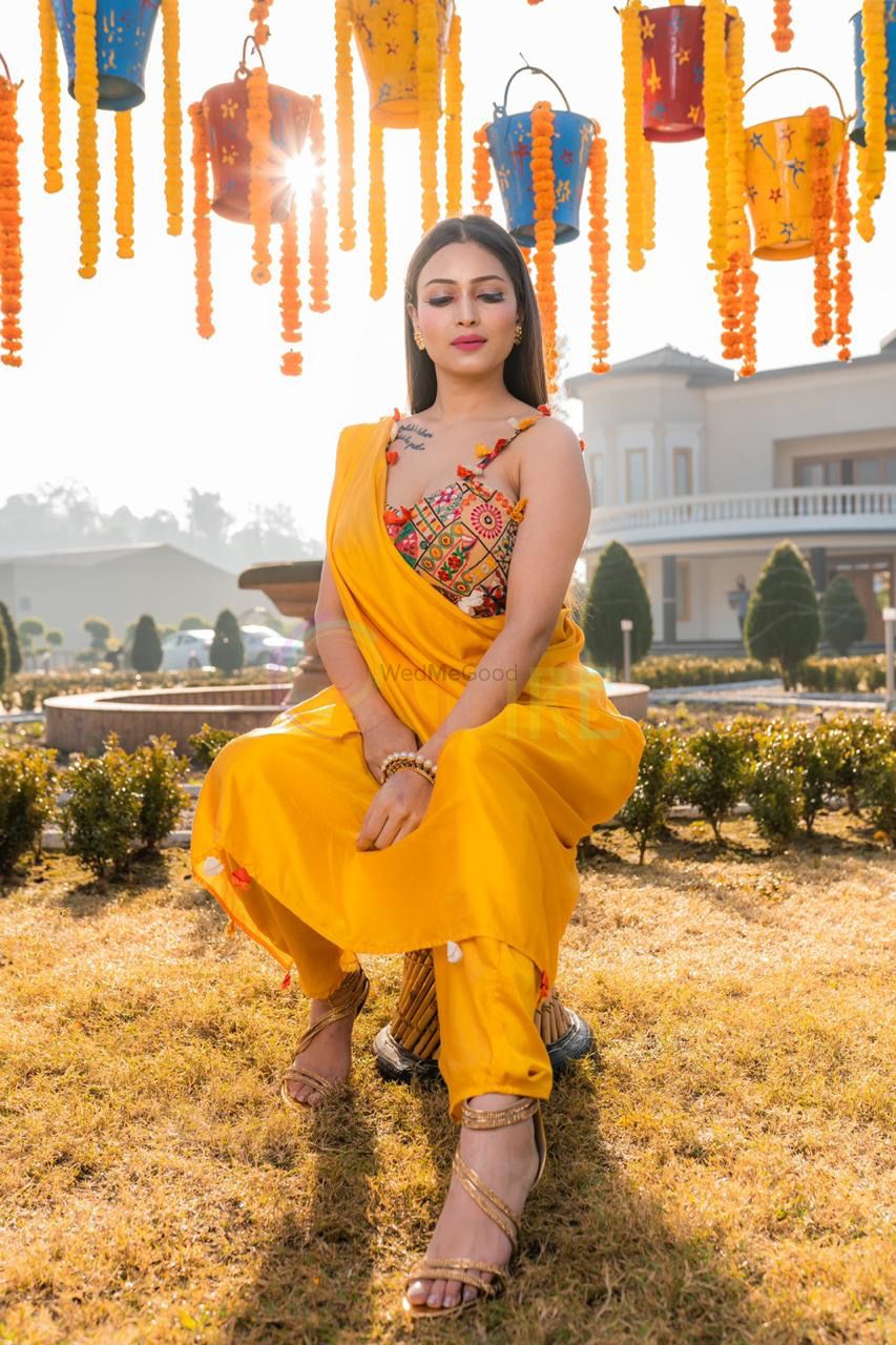 Photo From Haldi Makeup  - By Shades and Vows